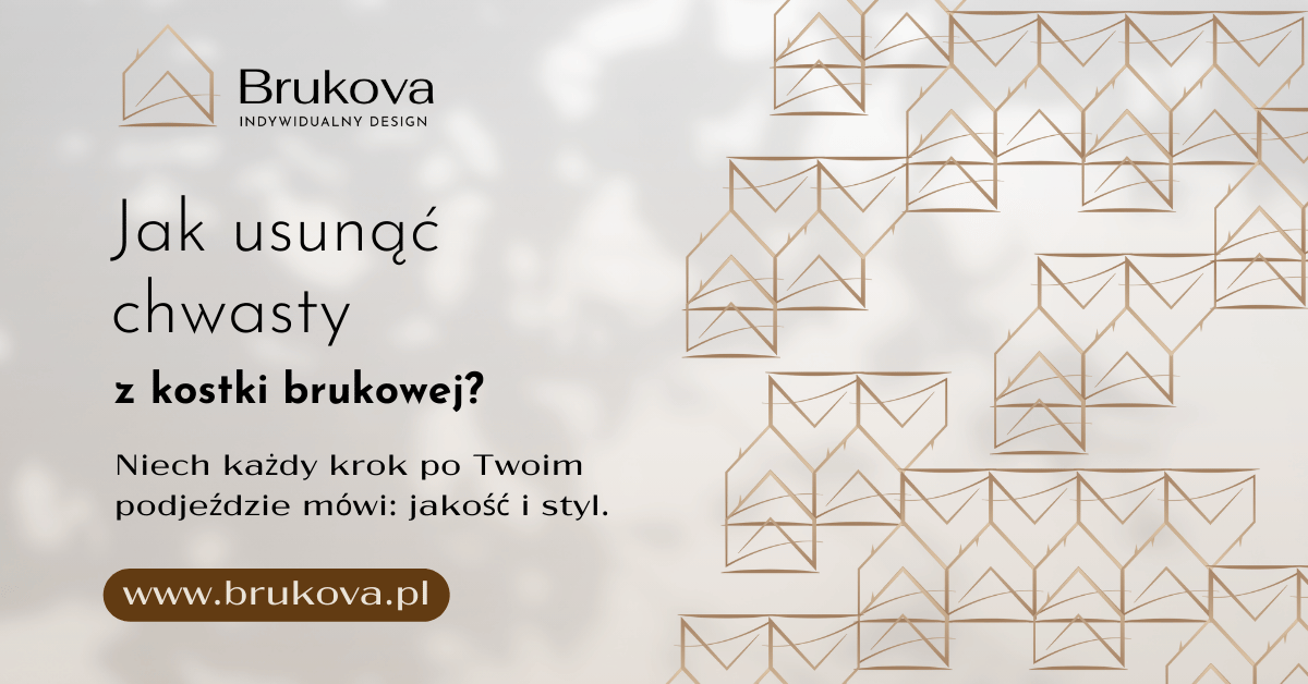 Jak usunąć chwasty z kostki brukowej – praktyczne porady Brukova dla czystej i stylowej nawierzchni.