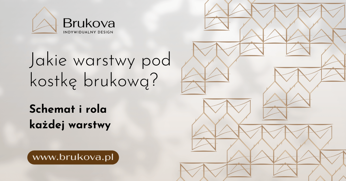 Jakie warstwy pod kostkę brukową? Schemat podbudowy pod kostkę brukową i wyjaśnienie roli poszczególnych warstw.
